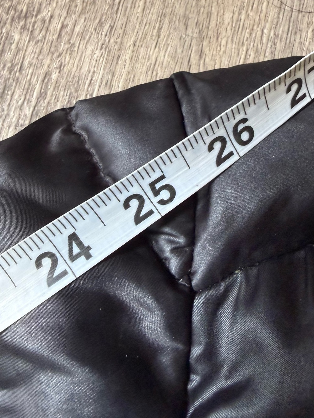 Eddie Bauer Black Quilted Asymmetrical Puffer Coat Size M - Picture 7 of 8